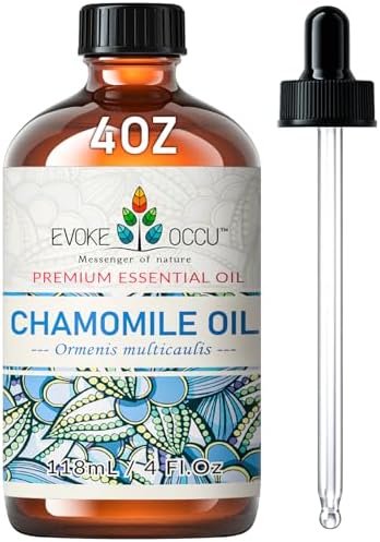 EVOKE OCCU Lemongrass and Chamomile Essential Oils - Relaxing and Soothing for Stress Relief - 4 Fl Oz EVOKE OCCU Lemo