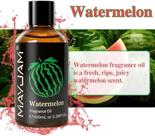 MAYJAM Sandalwood Essential Oil - Pure Fragrance Oil for Diffuser and Soap Candle Making, Ideal for Home and Office, 10