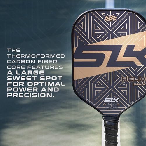 Thermoformed Carbon Fiber Pickleball Paddles for Unmatched Control | Selkirk Sport SLK Helix Pro Pickleball Paddle | Se