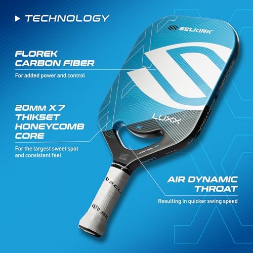 Selkirk Sport LUXX Control Pickleball Paddle - Carbon Fiber Paddles for Unmatched Control and Added Power | Selkirk Spo