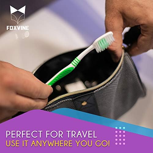 Bulk Toothbrushes 50 Pack for Adults & Kids | Made with a Medium-Soft Large Brush Head | BPA-Free & Disposable Bulk To