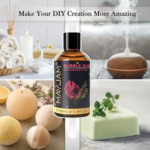 MAYJAM Sandalwood Essential Oil - Pure Fragrance Oil for Diffuser and Soap Candle Making, Ideal for Home and Office, 10