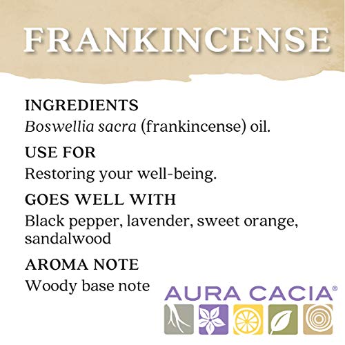 Aura Cacia Sandalwood Essential Oil for Skin Care and Centering Aura Cacia Sandalwood Essential Oil Jojoba Oil 0.5 fl.