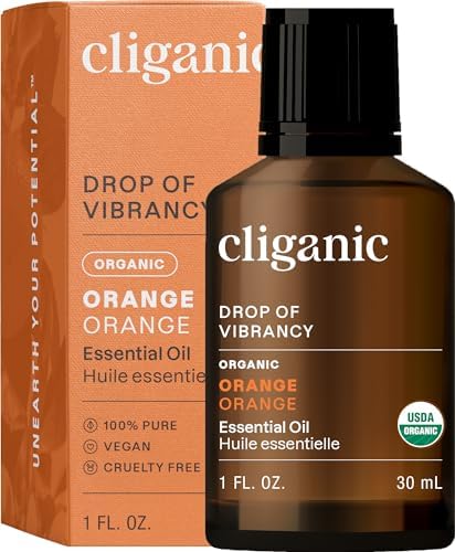 Cliganic Organic Frankincense Essential Oil - Boswellia Serrata, 100% Pure Natural Undiluted, for Stress Relief and Rela