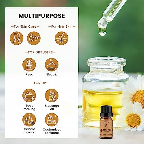 Yethious Pure Sandalwood Essential Oil for Aromatherapy & Diffuser - 10ML