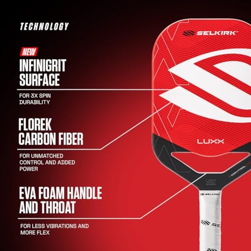 Selkirk Sport LUXX Control Pickleball Paddle - Carbon Fiber Paddles for Unmatched Control and Added Power | Selkirk Spo