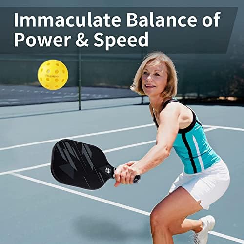USAPA Approved Lightweight Pickleball Rackets for Casual Players | Durable Fiberglass Surface Picks with Polypropylene