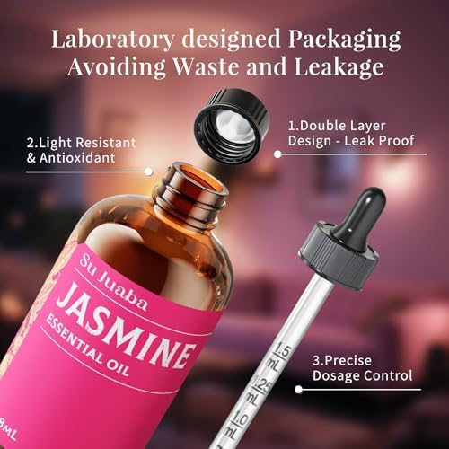 100% Pure Frankincense Essential Oil for Skin and Diffuser - SU JUABA 4 Fl Oz | SU JUABA Frankincense Essential Oil - P