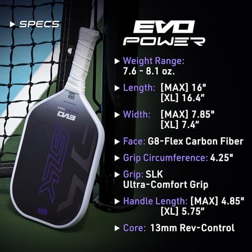 Selkirk Sport SLK Evo Pickleball Paddles for Power and Control Enthusiasts | Selkirk Sport SLK Evo Pickleball Paddles: