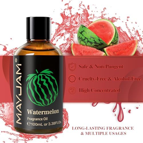 MAYJAM Sandalwood Essential Oil - Pure Fragrance Oil for Diffuser and Soap Candle Making, Ideal for Home and Office, 10