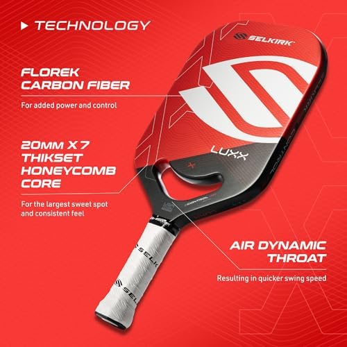 Selkirk Sport LUXX Control Pickleball Paddle - Carbon Fiber Paddles for Unmatched Control and Added Power | Selkirk Spo