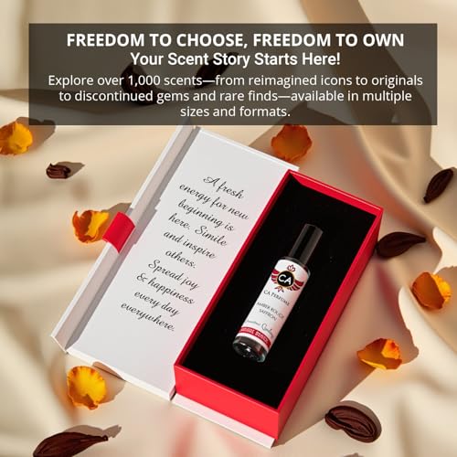 CA Perfume Unisex Gentle Fluidity Gold Fragrance Oil for Women & Men Travel Size TSA Ready Mini Parfum Body Oil Roll-on