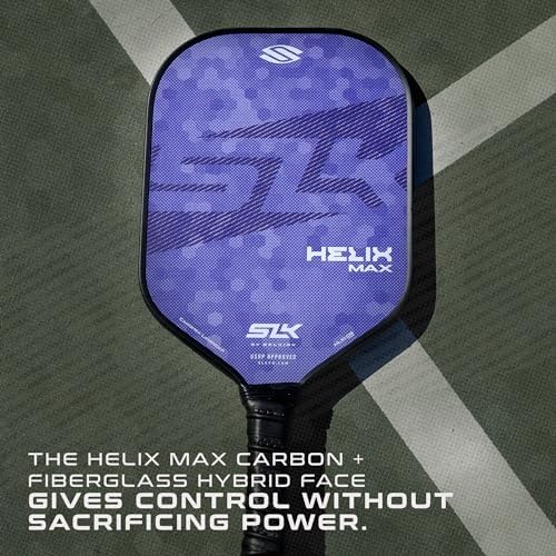 Thermoformed Carbon Fiber Pickleball Paddles for Unmatched Control | Selkirk Sport SLK Helix Pro Pickleball Paddle | Se