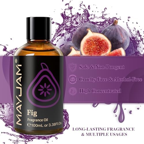 MAYJAM Sandalwood Essential Oil - Pure Fragrance Oil for Diffuser and Soap Candle Making, Ideal for Home and Office, 10