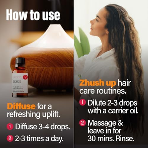 H'ana Sandalwood Essential Oil - 1.02 Fl Oz - for Hair and Skin, Aromatherapy, DIY Soap Making - ClimatePartner Certifie