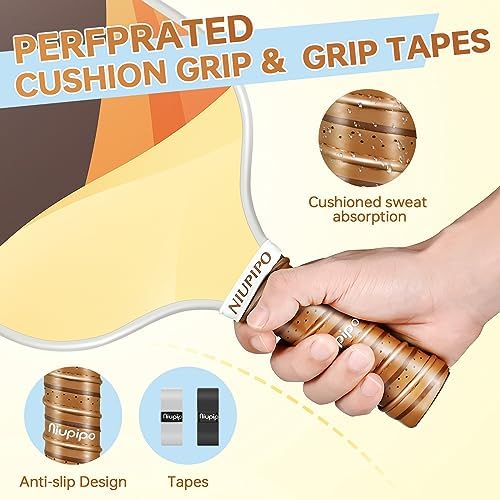 USAPA Approved Lightweight Pickleball Rackets for Casual Players | Durable Fiberglass Surface Picks with Polypropylene