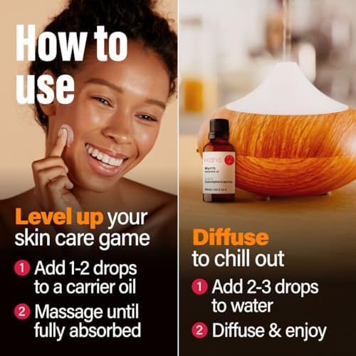 H'ana Sandalwood Essential Oil - 1.02 Fl Oz - for Hair and Skin, Aromatherapy, DIY Soap Making - ClimatePartner Certifie