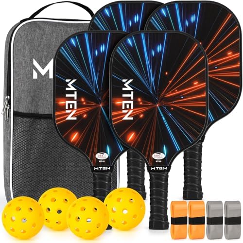 USAPA Approved Fiberglass Surface Pickleball Set for Men and Women Global Recycled Standard