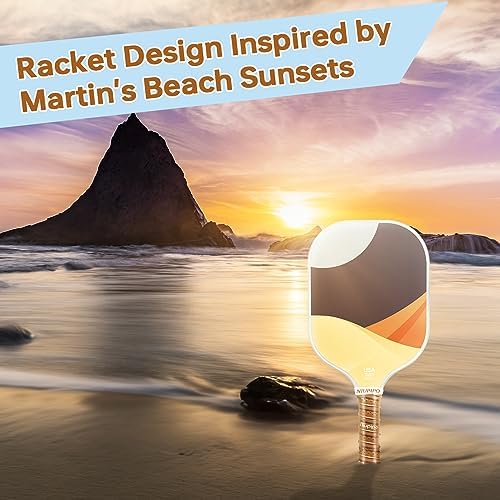 USAPA Approved Lightweight Pickleball Rackets for Casual Players | Durable Fiberglass Surface Picks with Polypropylene