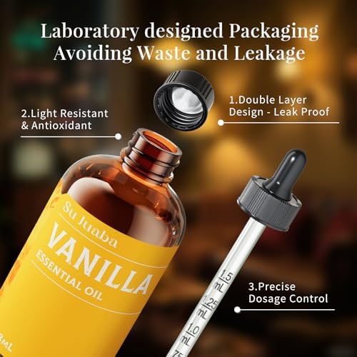 Sujuaba Sandalwood Oil for Diffuser and Skincare 4 Fl Oz - 100% Natural Aromatherapy Oil - Perfect for Relaxation and DI