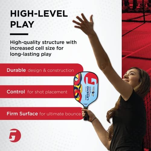 GAMMA Pickleball Paddles for Men & Women - Additional Power & Control, Honeycomb Grip, USAAPA Approved | GAMMA USA Made