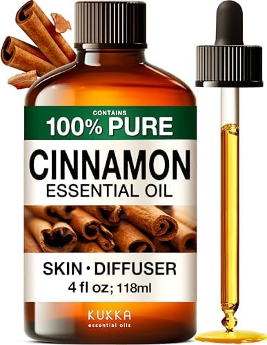 KUKKA Clove Essential Oils for Hair, Skin, Diffuser, and Aromatherapy USDA Organic | KUKKA Clove Essential Oils 4 Fl Oz