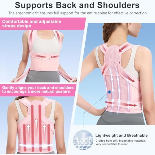 Adjustable Back Posture Corrector for Women to Straighten Back Under Clothes | Women's Comfortable Back Posture Correct