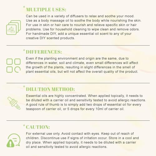 MAYJAM Indian Sandalwood Essential Oils for Skin Care and Hair Care - 100ml MAYJAM Indian Sandalwood Essential Oils fo