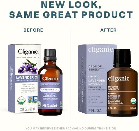 Cliganic Organic Frankincense Essential Oil - Boswellia Serrata, 100% Pure Natural Undiluted, for Stress Relief and Rela