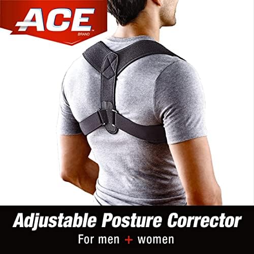 ACE Brand Posture Corrector, Posture Support, Discreet Under Clothing, Perfect for Students and Office Workers, Adjustab