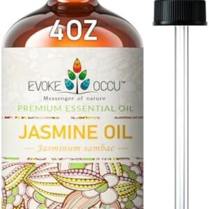EVOKE OCCU Jasmine Essential Oil for Cleaning & Air Freshening - 4 Fl Oz