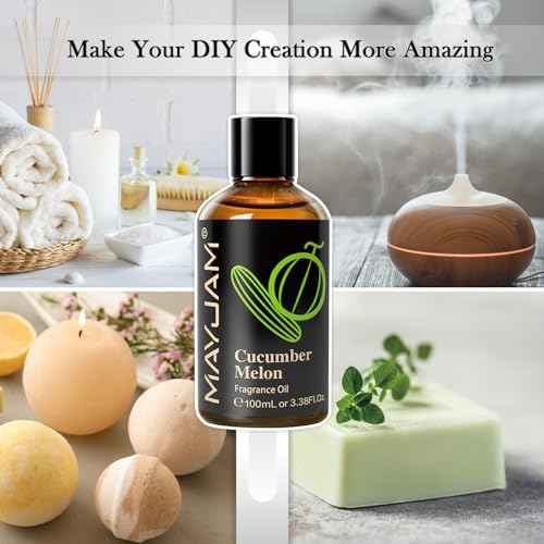 MAYJAM Sandalwood Essential Oil - Pure Fragrance Oil for Diffuser and Soap Candle Making, Ideal for Home and Office, 10