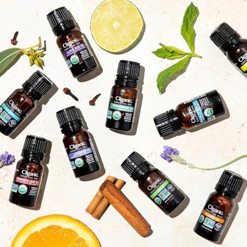 Cliganic Organic Frankincense Essential Oil - Boswellia Serrata, 100% Pure Natural Undiluted, for Stress Relief and Rela