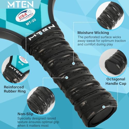 USAPA Approved Fiberglass Surface Pickleball Set for Men and Women Global Recycled Standard