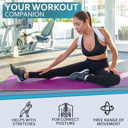 Upper Back Posture Corrector - for Women and Men - Support Brace and Straightener - Rounded Shoulder Alignment - Discree