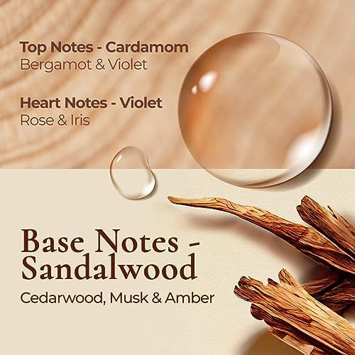 Gya Labs Santal Diffuser Essential Oil Blend - 100% Pure Natural Aromatherapy Sandalwood Essential Oils for Home, Car &