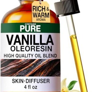 KUKKA Vanilla Essential Oils for Hair, Skin, & Diffuser - Aromatherapy & DIY Soap Making - 4 Fl Oz - ClimatePartner Cert