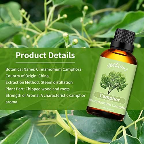 Yethious Pure Sandalwood Essential Oil for Aromatherapy & Diffuser - 10ML