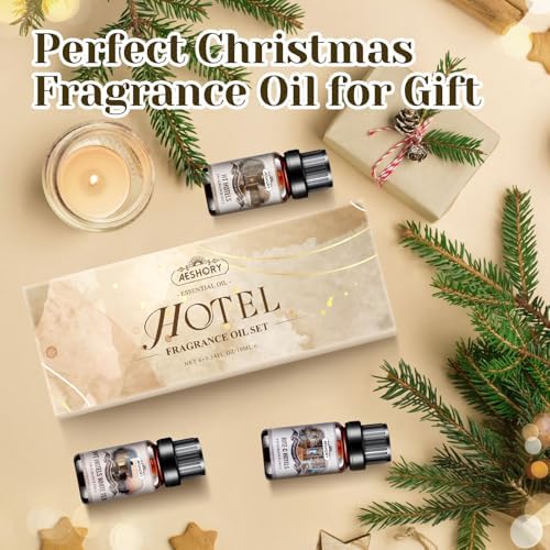 Woody Essential Oils Set for Candle Making & Diffuser - 6x10ML Teakwood, Sandalwood, Cedarwood, Cypress, Forest Pine, F