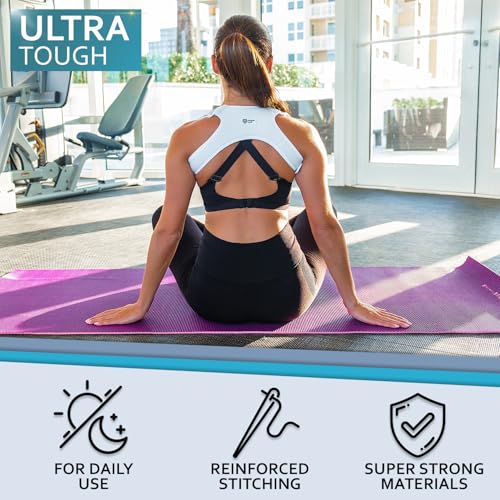 Upper Back Posture Corrector - for Women and Men - Support Brace and Straightener - Rounded Shoulder Alignment - Discree