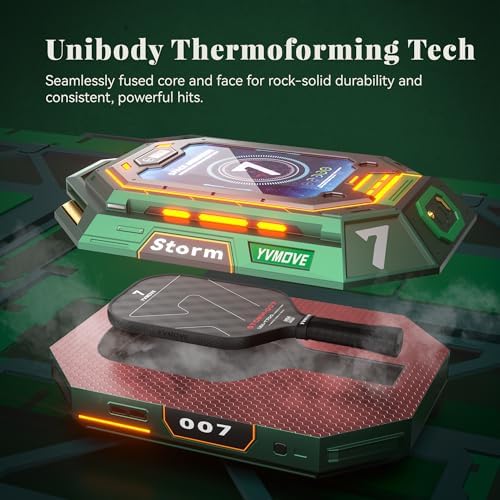 T700 Raw Carbon Fiber Pickleball Paddle for Ultimate Spin & Consistency USAPA ApprovedPremium Pickle Ball Racket with 16