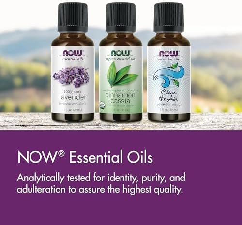 NOW Essential Oils Cinnamon Bark Oil, Pure Aromatherapy for Warmth, Vegan & Child Safe, 100% Steamed Distilled, 1-Ounce