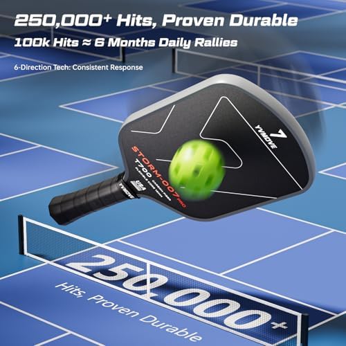 T700 Raw Carbon Fiber Pickleball Paddle for Ultimate Spin & Consistency USAPA ApprovedPremium Pickle Ball Racket with 16