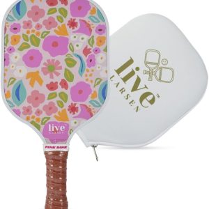 Premium Pickleball Paddle Racket - Durable Fiberglass - Honeycomb Core - Women - Match Play & Practice - Awesome Pop & S