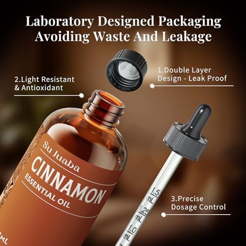 Sujuaba Sandalwood Oil for Diffuser and Skincare 4 Fl Oz - 100% Natural Aromatherapy Oil - Perfect for Relaxation and DI