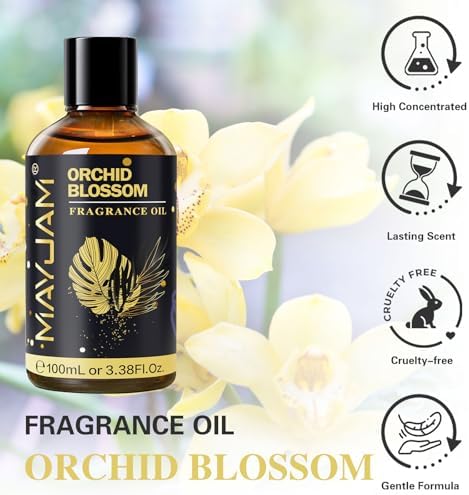 MAYJAM Sandalwood Essential Oil - Pure Fragrance Oil for Diffuser and Soap Candle Making, Ideal for Home and Office, 10