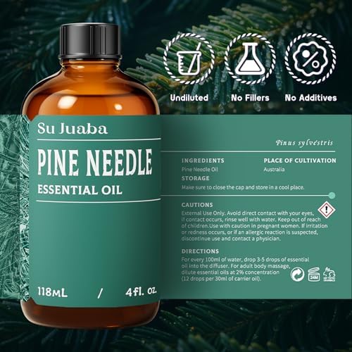 100% Pure Frankincense Essential Oil for Skin and Diffuser - SU JUABA 4 Fl Oz | SU JUABA Frankincense Essential Oil - P