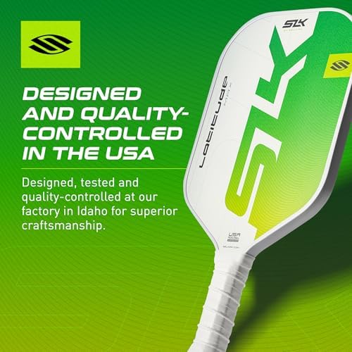 SLK Latitude & Nexus Pickleball Paddles: Graphite Face with SpinFlex Surface for Control and Power | REV-Core+ / SX4 Pol