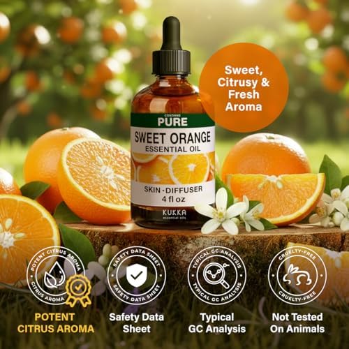 KUKKA Clove Essential Oils for Hair, Skin, Diffuser, and Aromatherapy USDA Organic | KUKKA Clove Essential Oils 4 Fl Oz
