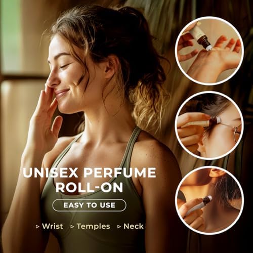 Gya Labs Frankincense & Somali Myrrh Essential Oil Roll On - Convenience - Camping Enthusiasts - Aromatherapy Relief, Cl